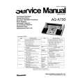 PANASONIC AG-A750 Manual de Servicio