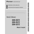 PIONEER GM-X572 Manual de Usuario