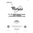 WHIRLPOOL SF334BSPW0 Catálogo de piezas