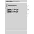 PIONEER DEH-3700MP/X1P/EW Manual de Usuario