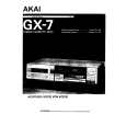 AKAI GX-7 Manual de Usuario