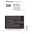 PIONEER PD-D9-J/WYXJ5 Manual de Usuario