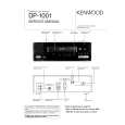 KENWOOD DP-1001 Manual de Servicio