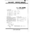 SHARP CE-103M Manual de Servicio