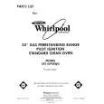 WHIRLPOOL SF310PSRW0 Catálogo de piezas