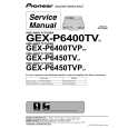 PIONEER GEX-P6400TV Manual de Servicio