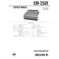 SONY XM250X Manual de Servicio