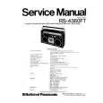 PANASONIC RS-4360DFT Manual de Servicio