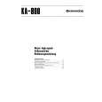 KENWOOD KA-800 Manual de Usuario