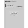 PIONEER AVIC-HD3 Manual de Usuario