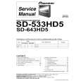 PIONEER SD-643HD5/KUXC/CA1 Manual de Servicio