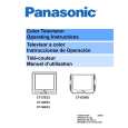 PANASONIC CT27E33 Manual de Usuario