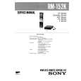 SONY RM152K Manual de Servicio