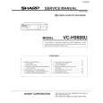 SHARP VC-H9888U Manual de Servicio