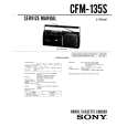 SONY CFM135S Manual de Servicio