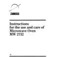 ZANUSSI MW2732 Manual de Usuario