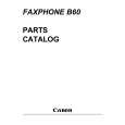 CANON FAXPHONE B60 Catálogo de piezas