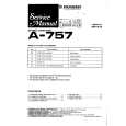 PIONEER A757 Manual de Servicio