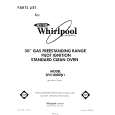WHIRLPOOL SF3100SRW1 Catálogo de piezas