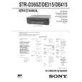 SONY STR-D36-Z Manual de Servicio