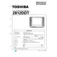 TOSHIBA 2812DDT Manual de Servicio