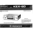 PIONEER KEX-20/US Manual de Usuario
