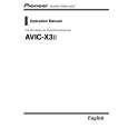 PIONEER AVIC-X3-2/XU/EW5 Manual de Usuario