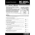 BOSS RC-20XL Manual de Usuario