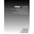 YAMAHA TX-10 Manual de Usuario
