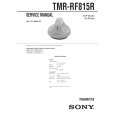 SONY TMRRF815R Manual de Servicio