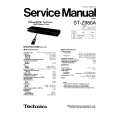 TECHNICS STZ980A Manual de Servicio