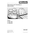 MIELE H398B2 Manual de Usuario
