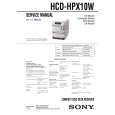 SONY HCD-HPX10W Manual de Servicio