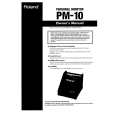 ROLAND PM-10 Manual de Usuario