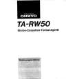ONKYO TARW50 Manual de Usuario