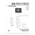 SONY WMFX511 Manual de Servicio