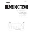 TEAC AGH300MKII Manual de Usuario
