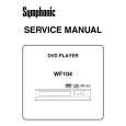 SYMPHONIC WF104 Manual de Servicio