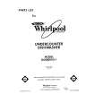 WHIRLPOOL DU8000XX1 Catálogo de piezas