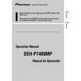 PIONEER DEH-P7400MP/EW Manual de Usuario
