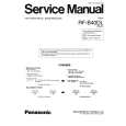PANASONIC RF-B40DL Manual de Servicio