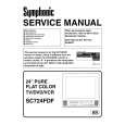 SYMPHONIC SC724FDF Manual de Servicio