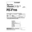PIONEER PDF705 Manual de Servicio