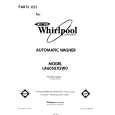 WHIRLPOOL LA6058XSW0 Catálogo de piezas
