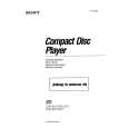 SONY CDP-M27 Manual de Usuario