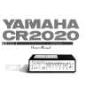 YAMAHA CR2020 Manual de Usuario