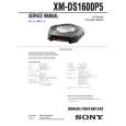 SONY XM-DS1600P5 Manual de Servicio