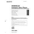 SONY CDX-L480X Manual de Usuario