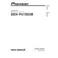 PIONEER DEH-P4150UB/XS/ES Manual de Usuario