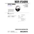 SONY MDRIF540RK Manual de Servicio